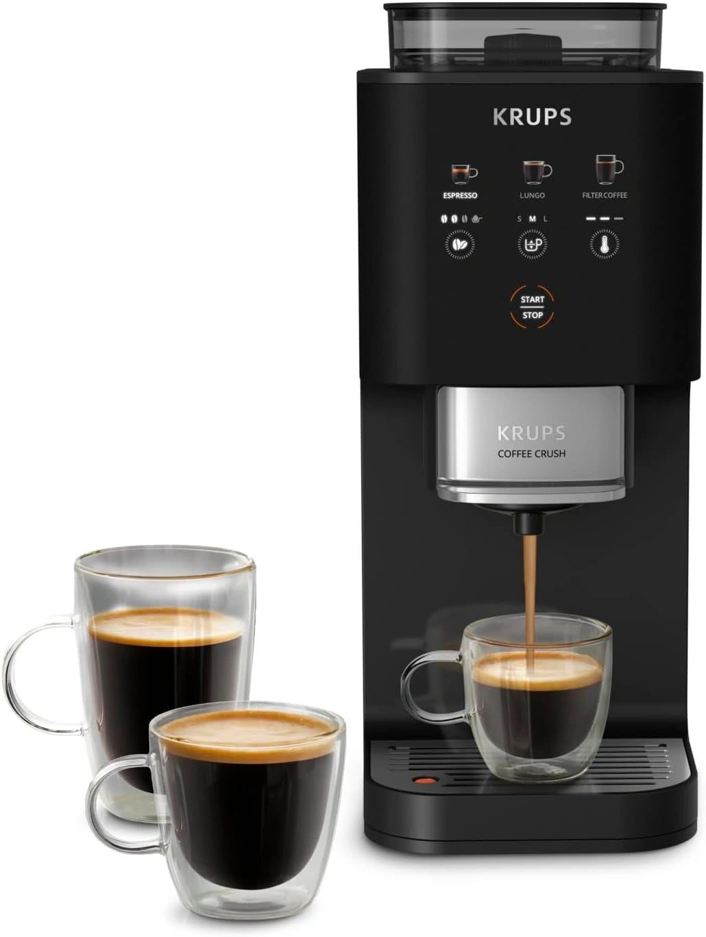 KRUPS, Machine à café, format compact