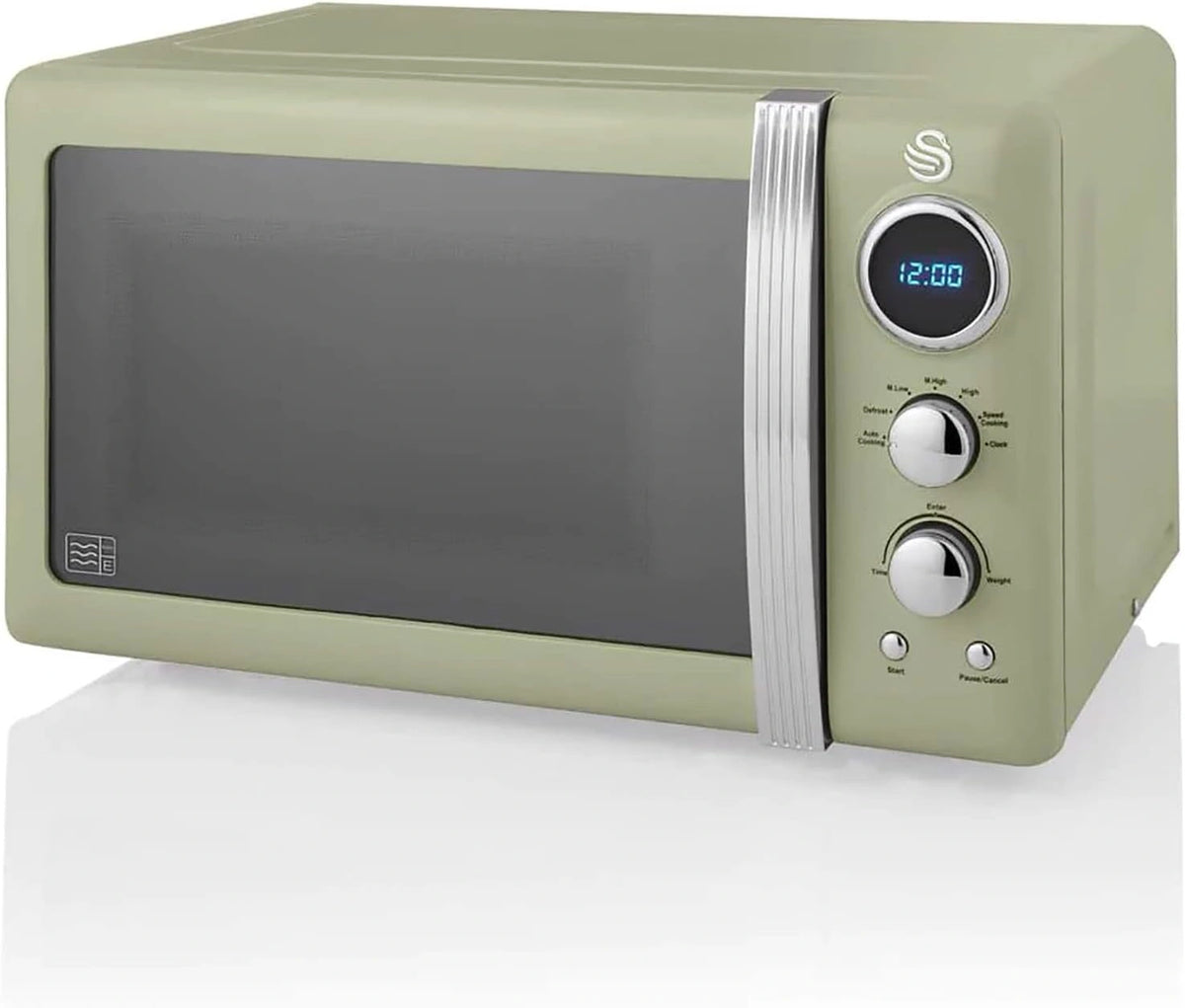 Swan, Four à micro-ondes, SM22030GNEU, 20L, 800W, Vert