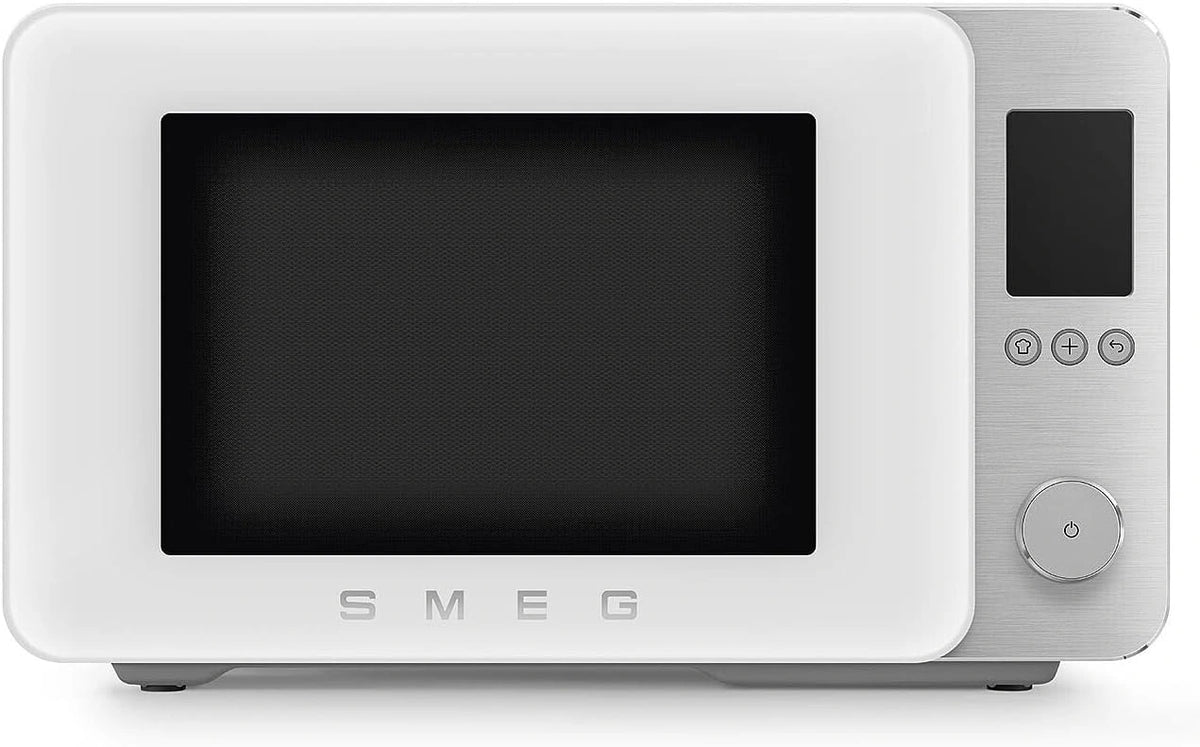 Smeg, Four à micro-ondes, MOC02WHMEU, 2100 W, technologie Inverter, fonctionnement automatique, Blanc