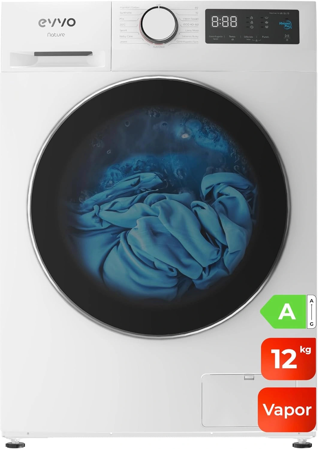Evvo, Lave-linge, Blanc