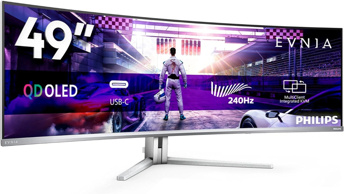 PHILIPS, Écran, 49M2C8900, 49 Pouces, Blanc