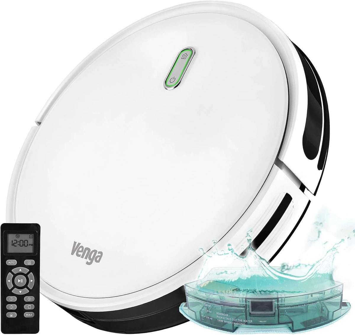 Venga!, Aspirateur, fonctionnement silencieux, Blanc
