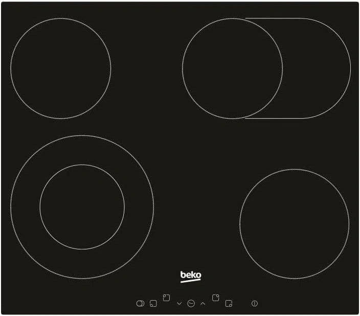Beko, Plaque de cuisson, Noir