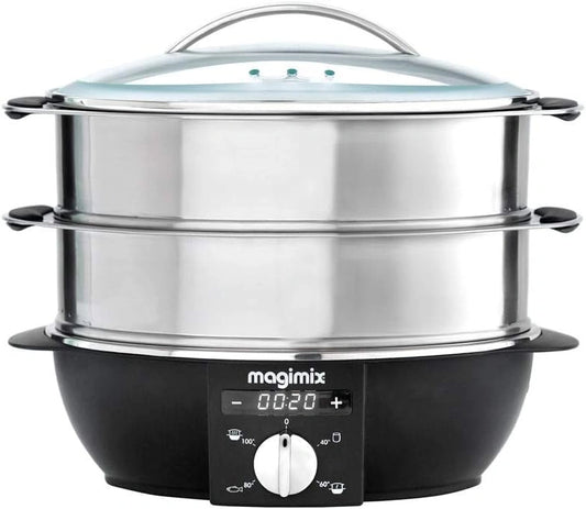 Magimix, Appareil électrique, 12,2 l, 1,2 l, 1900 W, fonction vapeur, Argenté