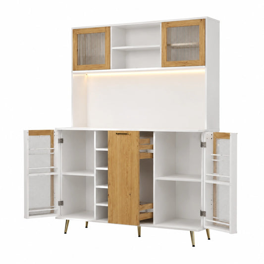 Armoire, avec étagères, avec prise intégrée, coloris blanc, 120 x 40 x 170 cm, pour la chambre