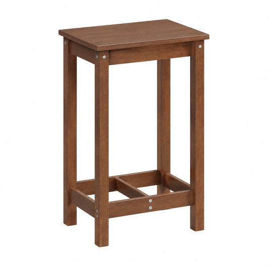 Tabouret, en bois massif, pivotant, réglable, rembourré, coloris marron, pour la cuisine ou l’espace repas