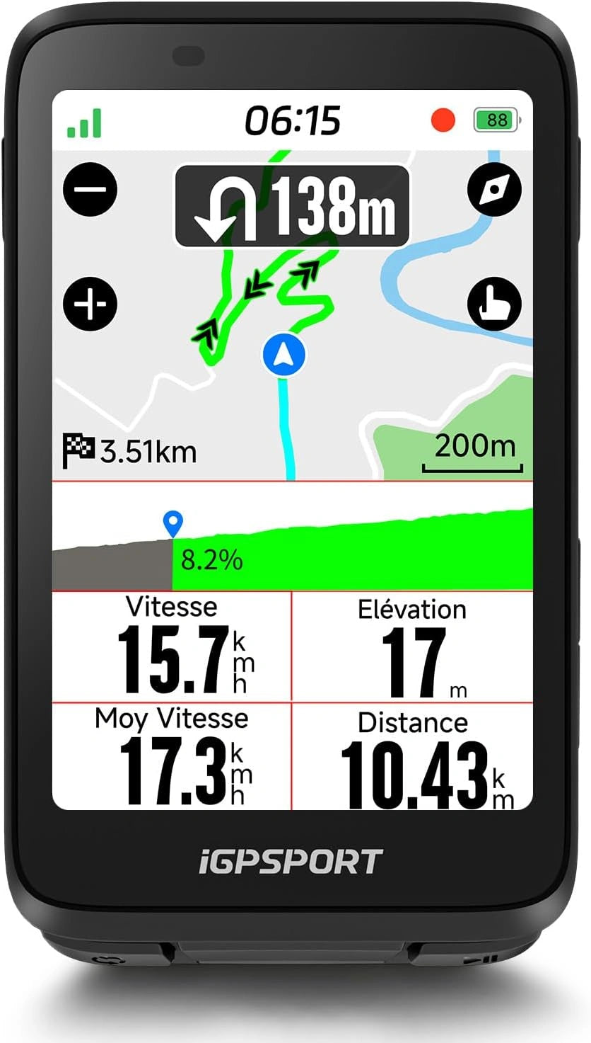 iGPSPORT, Appareil électrique, VO2, sans fil, commande tactile