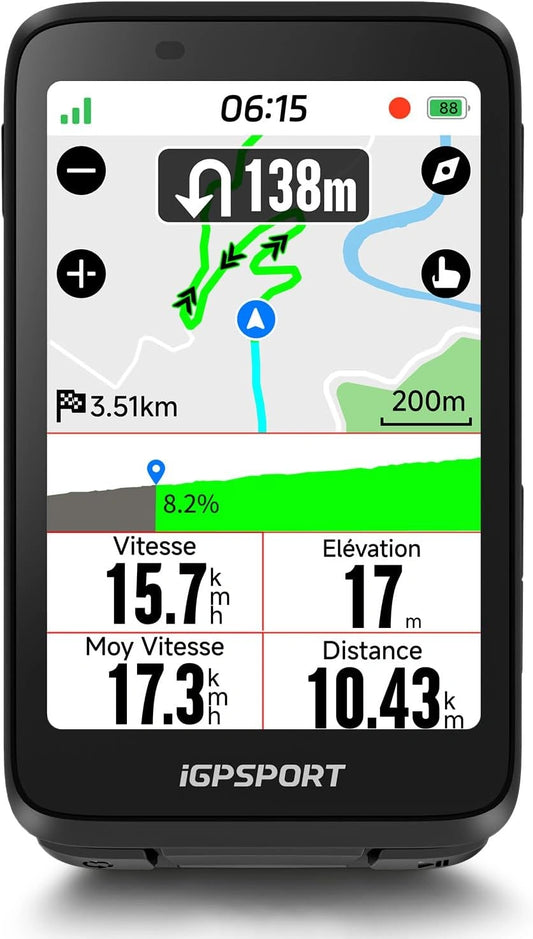 iGPSPORT, Appareil électrique, VO2, sans fil, commande tactile