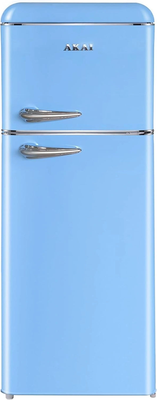 Akai, Réfrigérateur, CLASS241KBL, 147 × 55 cm, Bleu
