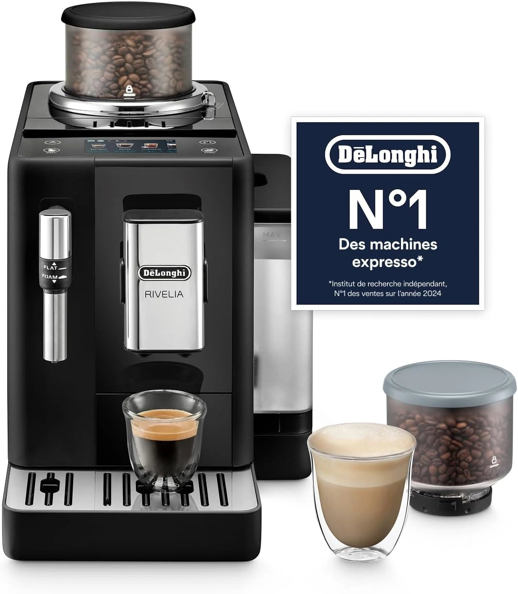 De'Longhi, Machine à café, fonctionnement automatique, Noir
