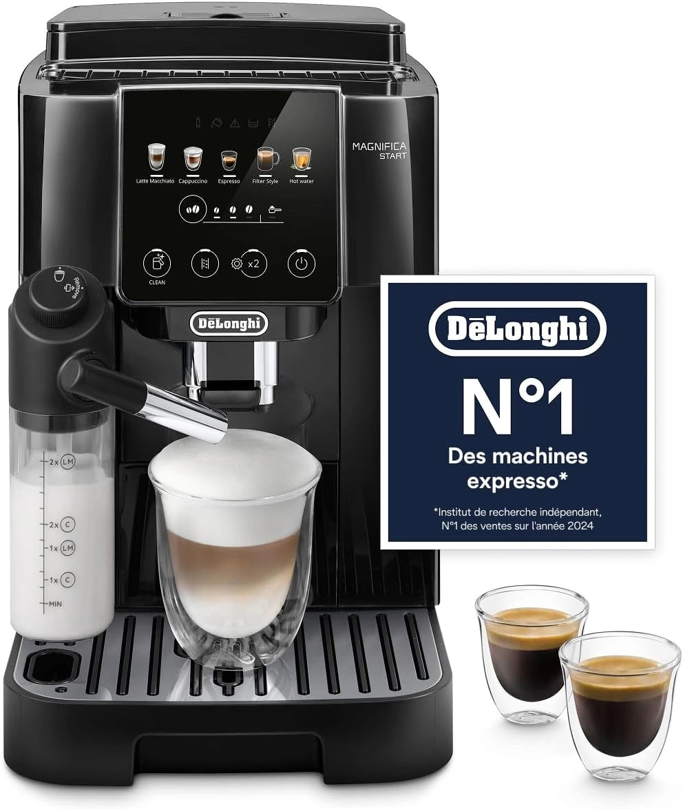 De'Longhi, Machine à café, fonctionnement automatique, Gris/Noir