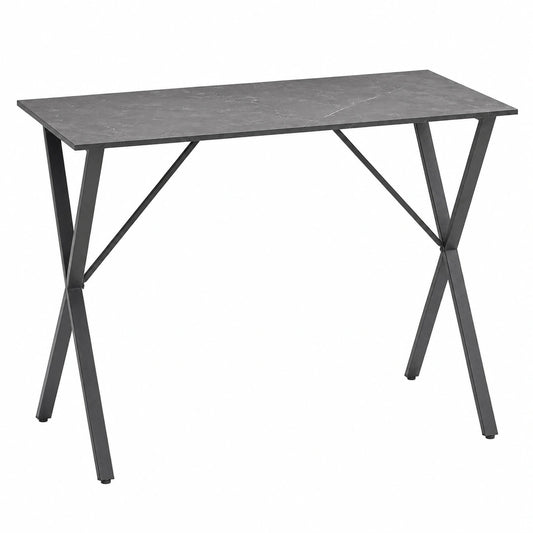 Table, en acier, coloris noir, 120 x 60 x 102 cm, pour les espaces de vie