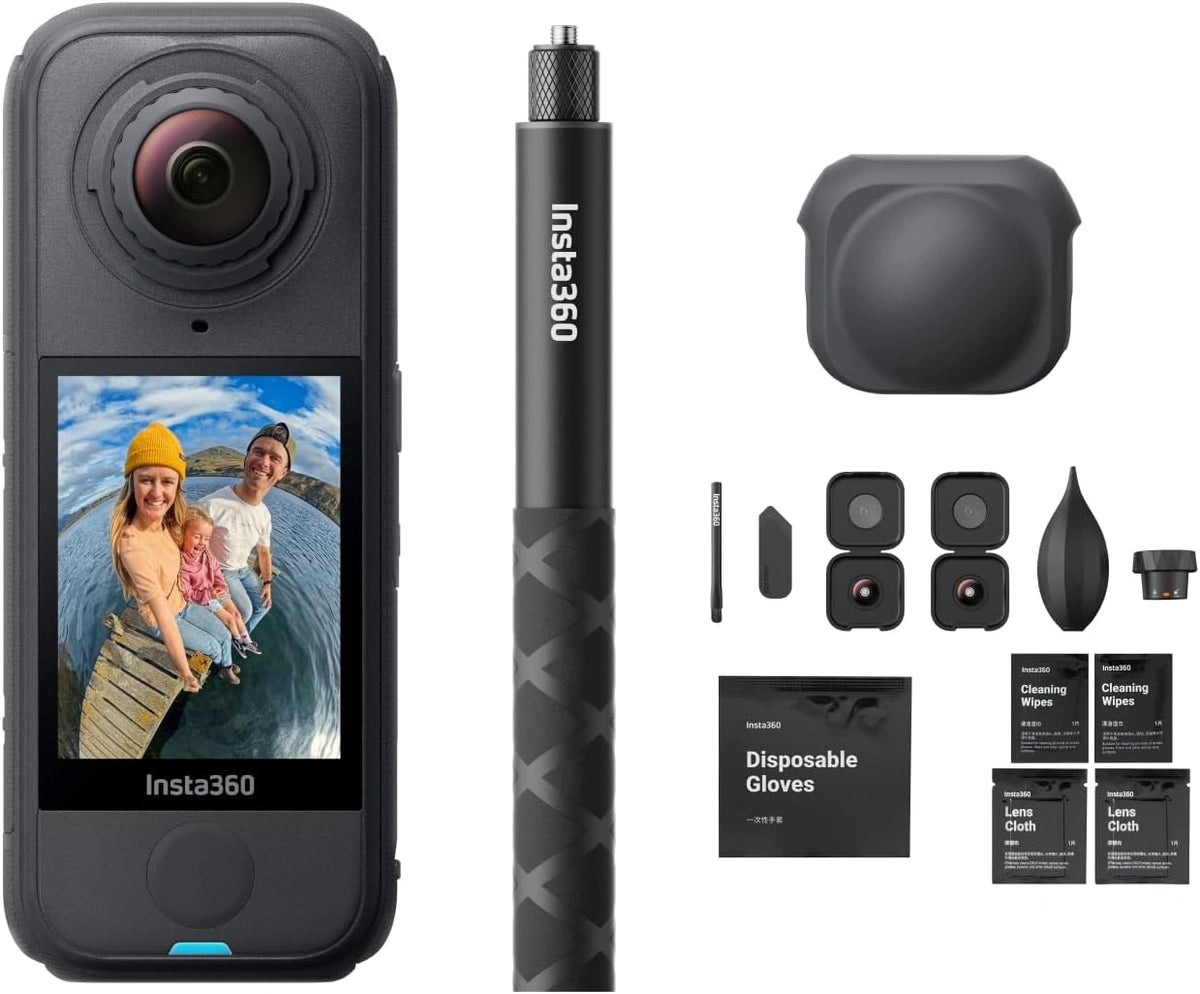 Insta360, Caméra, Noir