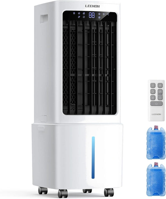 LEENON, Climatiseur, 9 L, avec télécommande, fonctionnement silencieux, format mobile