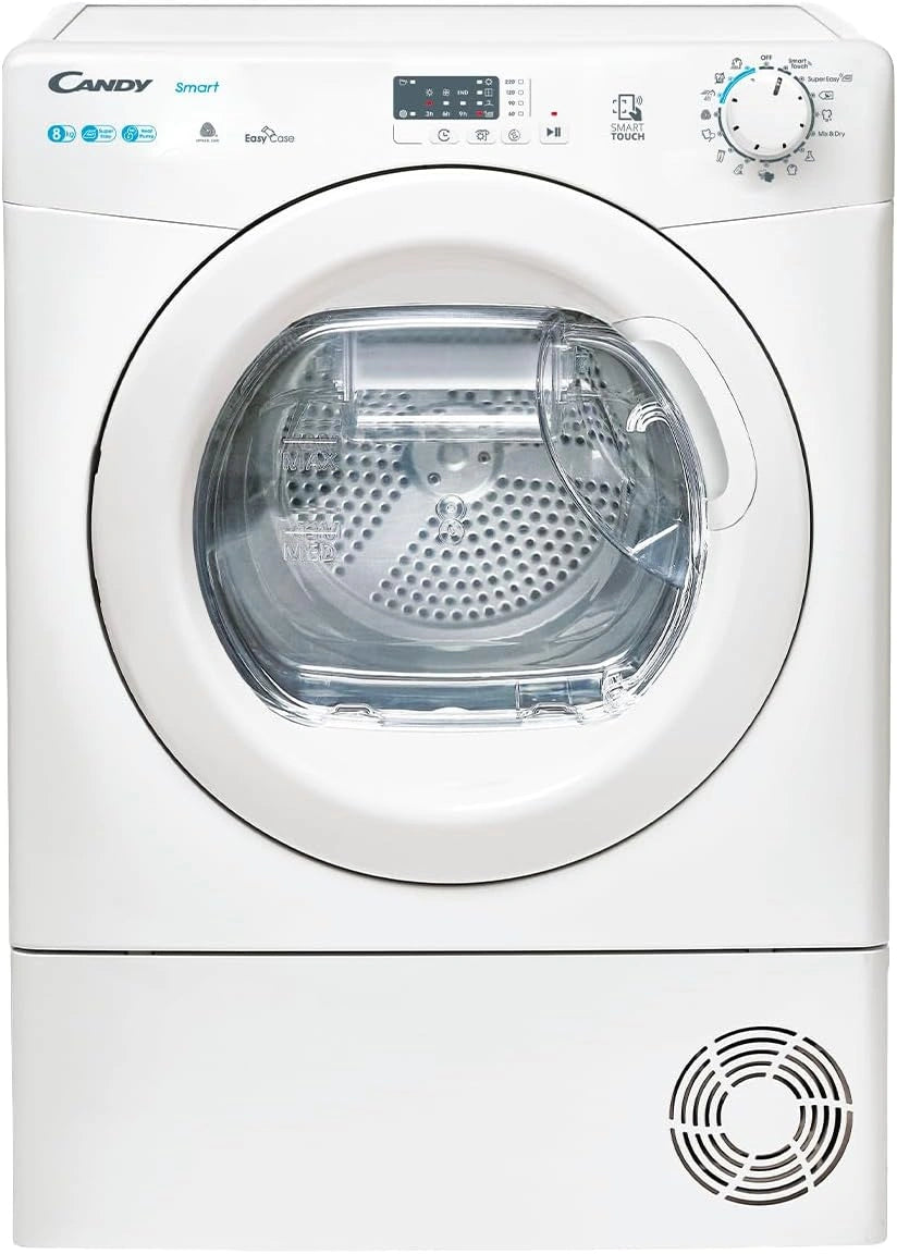 CANDY, Sèche-linge, H8A1LE-S, Blanc