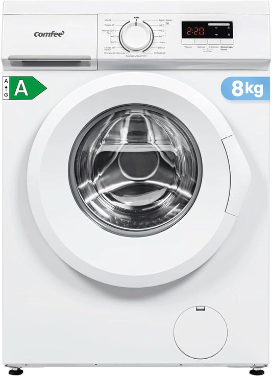 COMFEE', Lave-linge, 8KG, Blanc