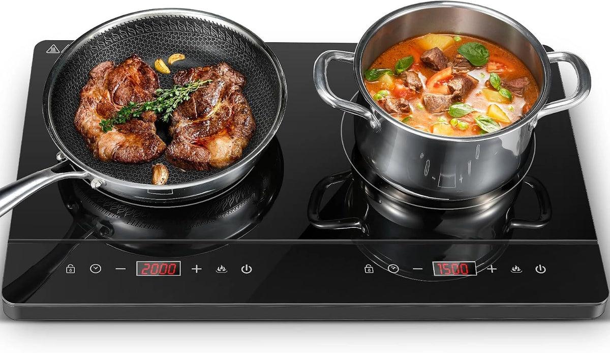 Plaque de cuisson, 3500W, commande tactile, format mobile