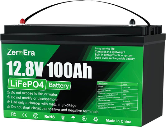 LiFePO4, Kit solaire photovoltaïque, 100A, 12V