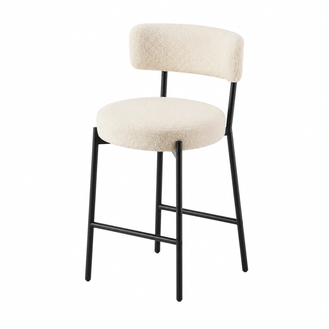 Chaise, rembourré, coloris blanc, pour la salle à manger ou la cuisine