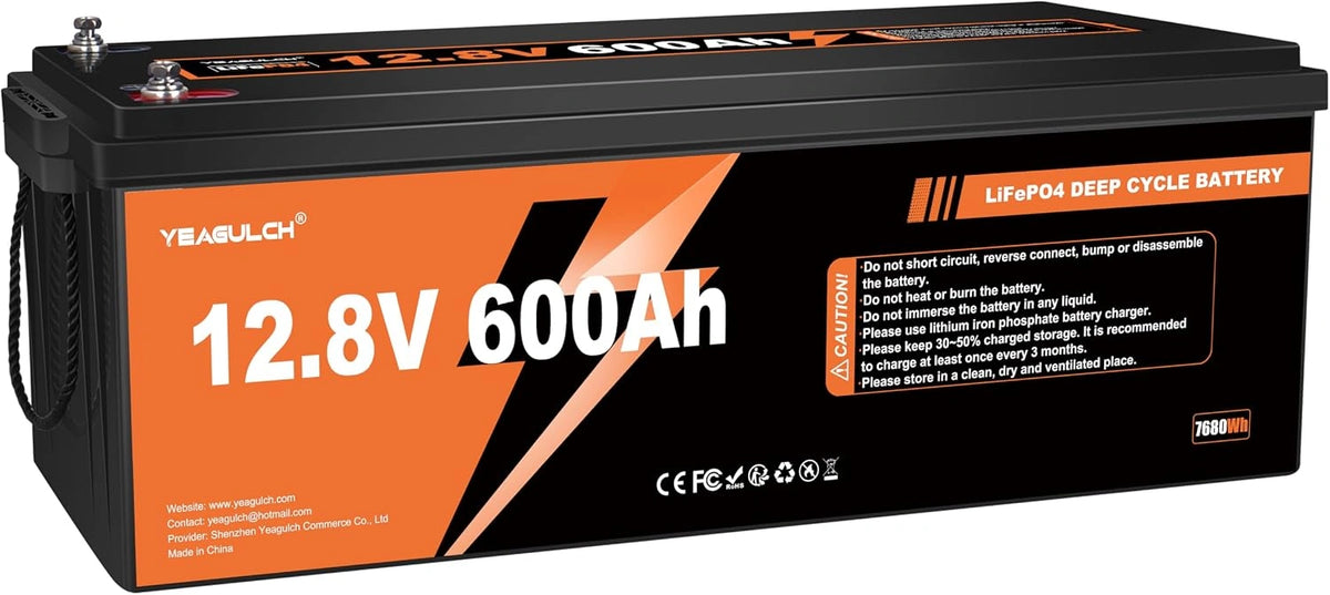 Yeagulch, Batterie, 200A, 12V