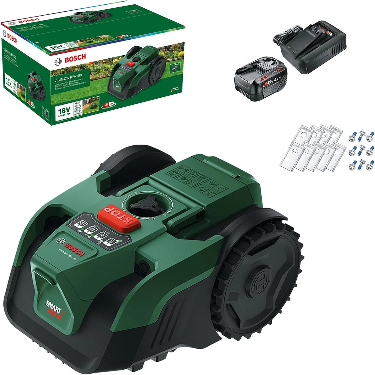 Bosch, Tondeuse électrique, VISIMOW18V-100
