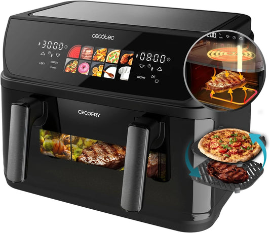 Cecotec, Friteuse sans huile, 40-200, 10 L, 2800 W
