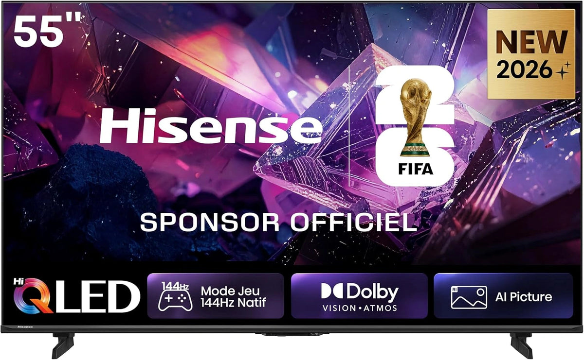Hisense, Téléviseur, 55E7S, connecté