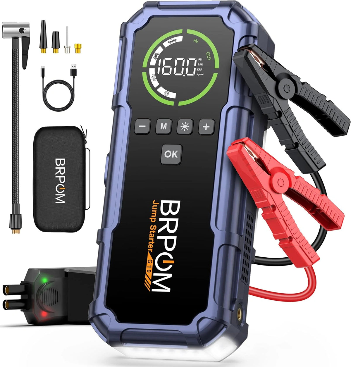 BRPOM, Écran, 9000A, 10 L, 12 V, format mobile