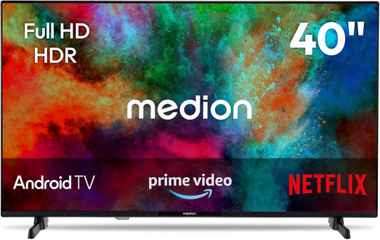 MEDION, Téléviseur, 40 Pouces, Bluetooth, connecté