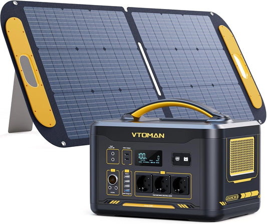 VTOMAN, Kit solaire photovoltaïque, 110W, format mobile