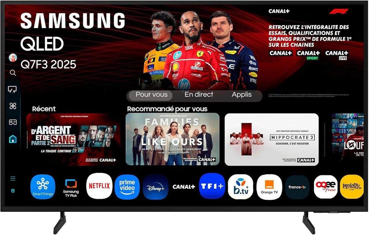 Samsung, Téléviseur, 65Q7F3, 65 pouces, Wi-Fi, connecté