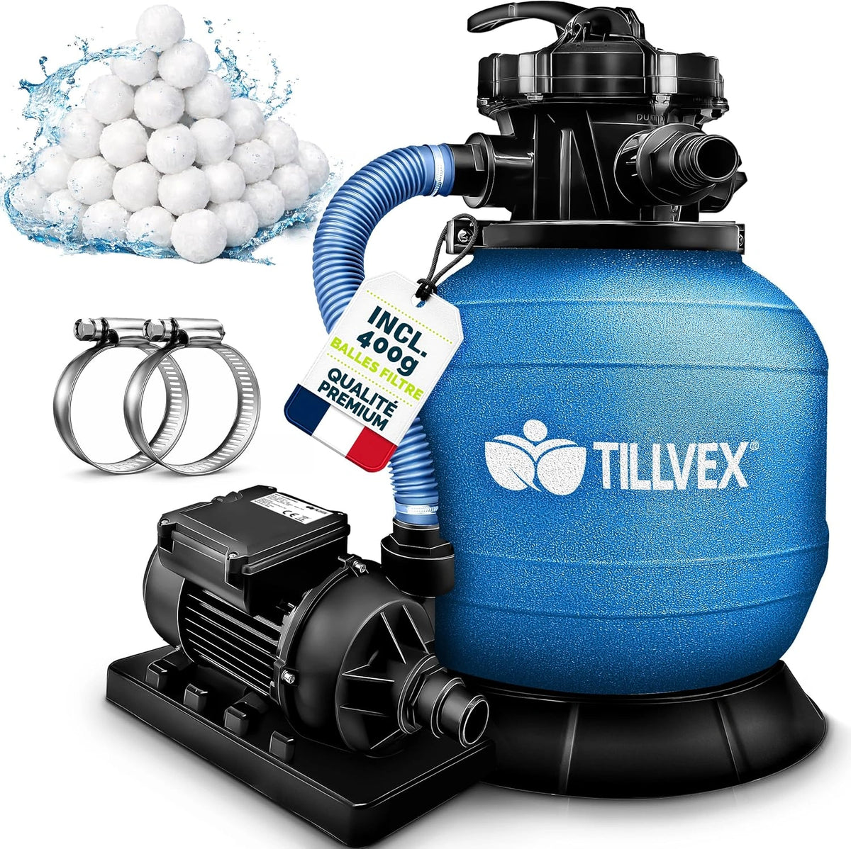 tillvex, Appareil électrique, 7.900L, Bleu